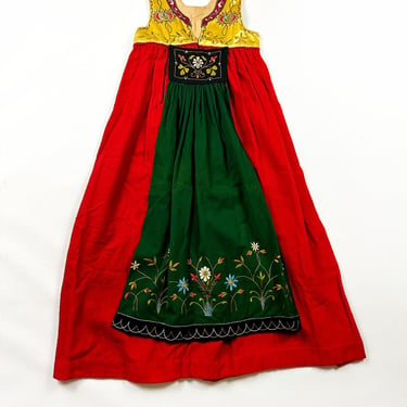 Victorian Era Swedish Norwegian Folklore Bunad / Traditional Dress / Wool Felt / Silk / Embroidery / Antique Textile / AS IS / 