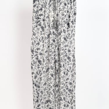 Azra Wide Leg Pant Coverup - White Gardenia