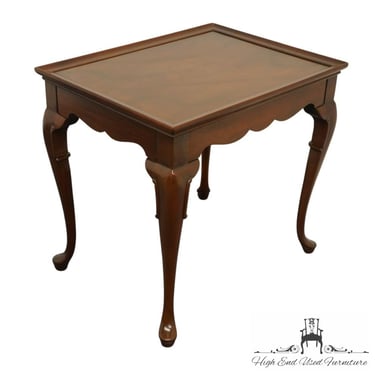 HICKORY CHAIR Co. James River Collection Solid Mahogany Traditional Queen Anne 18x24" Accent End Table 514 