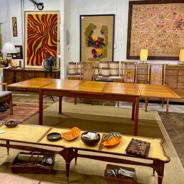 Danish Expandable Teak Dining Table by BRDR Furbo