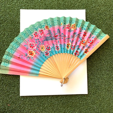 Pink Hand Painted Fan from The Louise Collection