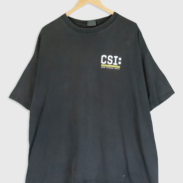 Vintage CSI Crime Scene Las Vegas Unit T Shirt Sz 2XL