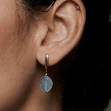 Julie Cohn | Grain Aqua Chalcedony Earring
