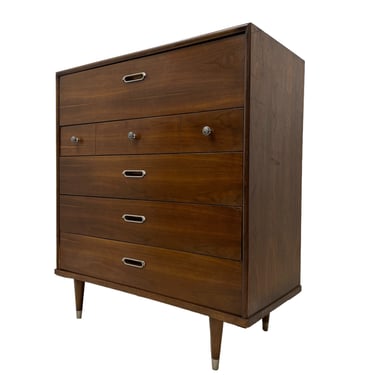 Free Shipping Within Continental US - Mid Century Modern B.P John Dresser Dovetail Drawers Cabinet Storage 