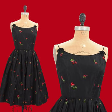 1950s Eclipsed Blossom dress 