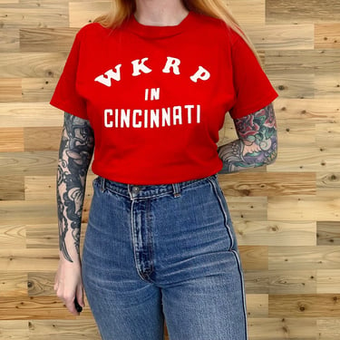 Vintage WKRP in Cincinnati TV Show Promo Tee Shirt T-Shirt 