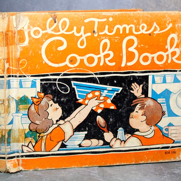 Jolly Times Cook Book, 1934 Vintage Children's Cookbook by Marjorie Noble Osborn, Illustrated by Clarence Biers | Bixley Shop 