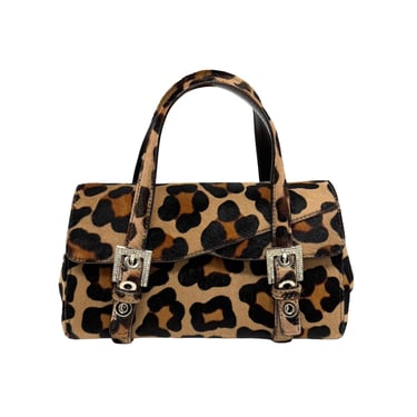 Dolce & Gabbana Cheetah Print Mini Top Handle Bag