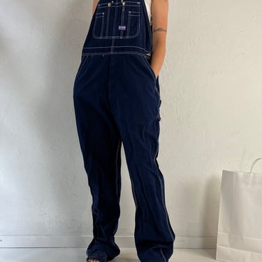 Vintage 'Big Smith' Dark Wash Denim Overalls / Large 