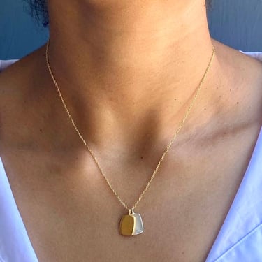 Philippa Roberts | Two Flat Rectangles Necklace