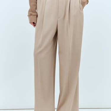 Acne Studios Women Logo Waistband Tailored Pants