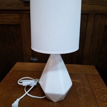 Small Bedside Porcelain Lamp