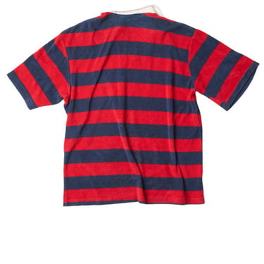 Aquarius Cocktail Polo - Rugby Stripe Terry Knit