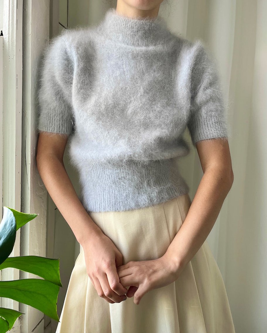MY LEDY FASHION | 90'S ANGORA WOOL KNIT SWEATER [USED]