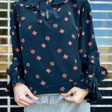 Yves Saint Laurent 70's Silk Blouse