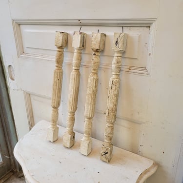10 Antique Balusters, Antique Spindles, Staircase Railing, Stair ...