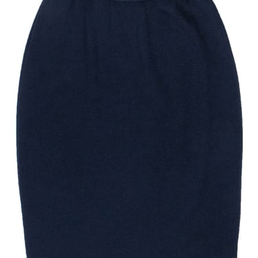 St. John - Navy Knit Pencil Skirt Sz 4