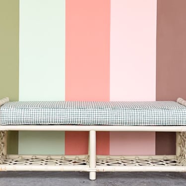 Ficks Reed Rattan Bench