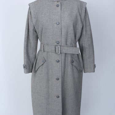 Courréges Wool Belted Coat