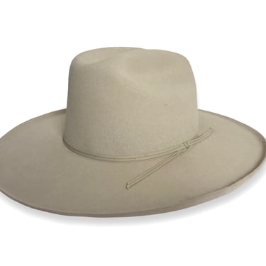 Vintage STETSON Cowboy Hat ~ size 7 3/8 ~ Pencil Curl ~ Western Fedora ~ Wide Brim ~ 5X Beaver Fur Felt ~ Rancher / Open Road 
