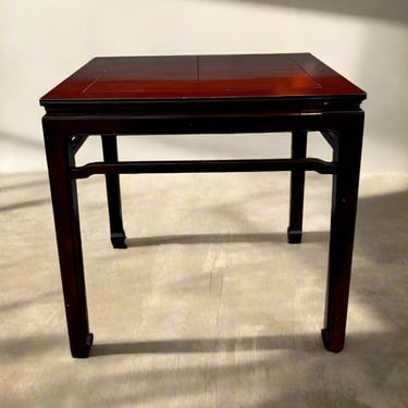 Vintage Henredon Asian Modern Ming Square Center Side End Table JG264-3