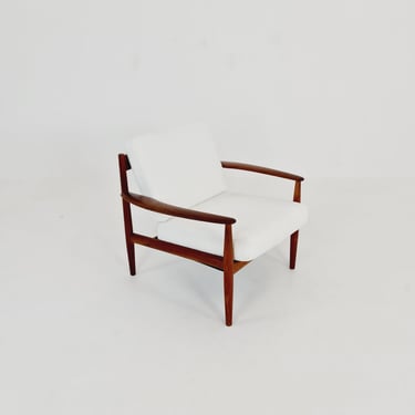 Mid-century Rare Danish teak lounge chair/ Easy chair by Grete Jalk For France &Son, 1960s 