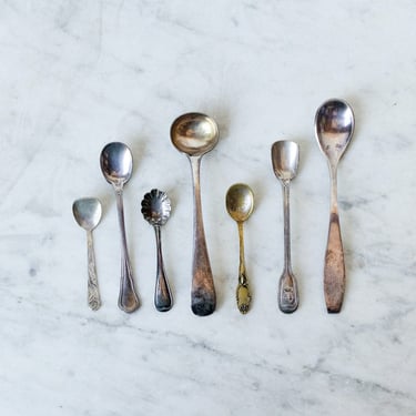 Collection of Petite Silver Spoons Set of 7