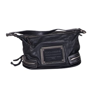 Dolce & Gabbana - Black Leather "Miss Silky" Shoulder Bag