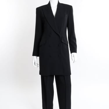 Longline Blazer and Pant Suit Set
