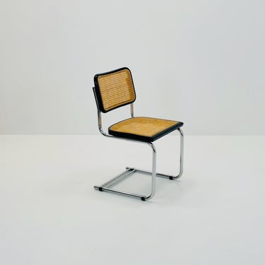 Mid Century Cantilever Cesca Chair by Marcel Breuer / Bauhaus Design / 1980s Italy 