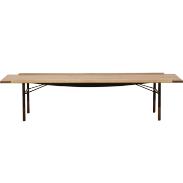 67&quot; table bench in walnut