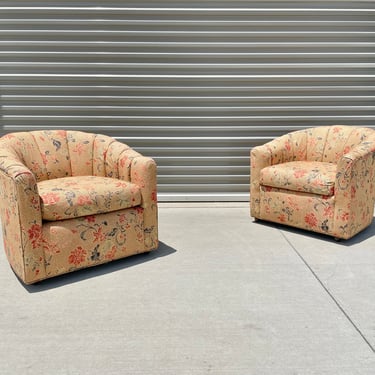 Mid-Century Lounge Chairs- a Pair 