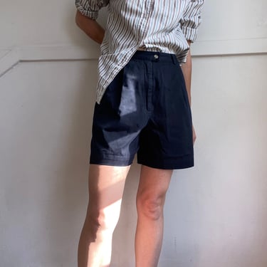 vintage navy cotton shorts size us 12 