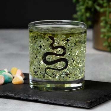 Snake Spooky Whiskey Glass