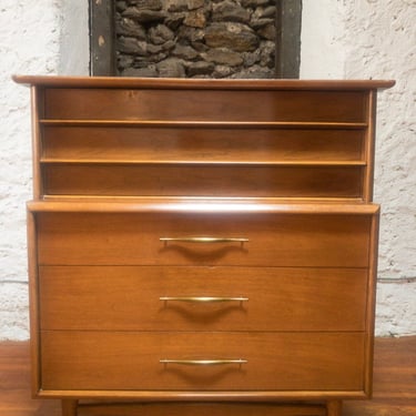 Mid century modern dresser Kent Coffey dresser mid century tall chest of drawers 