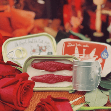 The Tinned Fish Candle - Smoked Rose Water