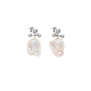 JOAN EARRINGS - PALLADIUM