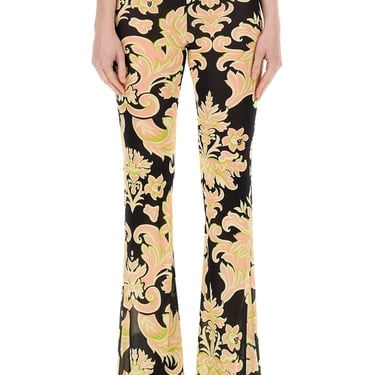 Etro Women Printed Jersey Pants