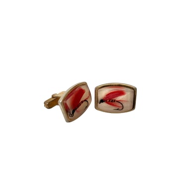 Fly Fishing Lure Cufflinks by Anson 