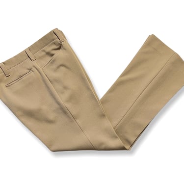 Vintage 1970s HARRIS ORIGINALS Bootcut Pants ~ measure 33 x 31.5 ~ Flared Trousers ~ High Waist 