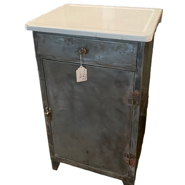 Industrial Cabinet – Vintage Metal Storage Unit with Drawers and Steel Frame
