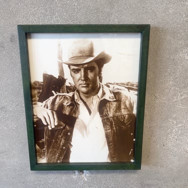 Elvis Presley Portrait in a Cowboy Hat