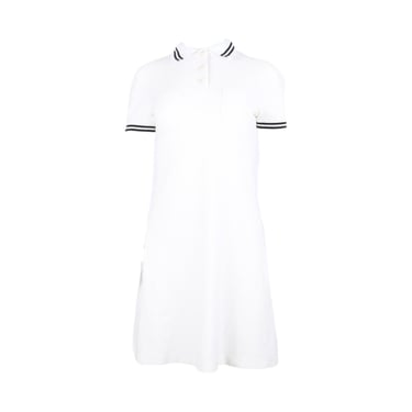 Fendi White Logo Polo Dress