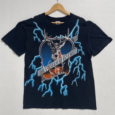 VTG 90s American Thunder Whitetail Shirt Sz Large