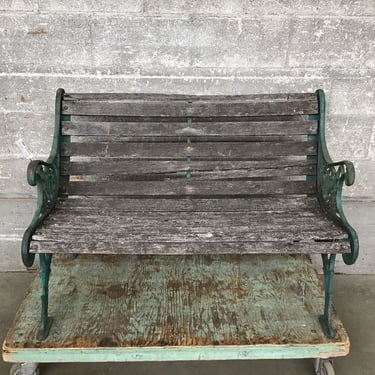 Weathered Garden Bench (Seattle)