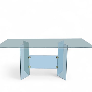 Leon Rosen Glass Dining Table
