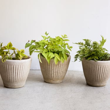 Pair of Vintage Stone Planters