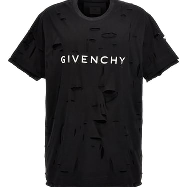 Givenchy Men Destroyed Effect T-Shirt