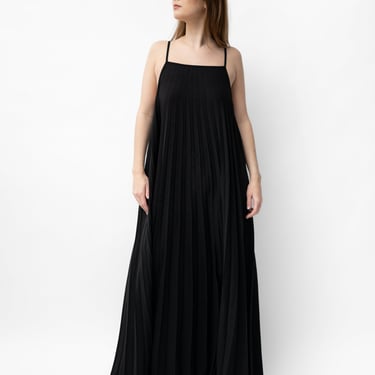 Magnani Strappy Pleated Maxi Dress