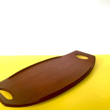 MCM Dansk Teak Handled Tray by Jens Quistgaard — Lovely, Sleek and Wow 